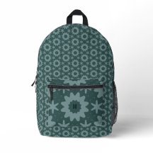 Leuk blauwgroen geometrisch patroon