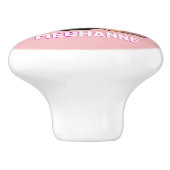 Leuk blauwgroen haar Zeemeermin kinderkamer stijl Keramische Knop (Zijkant)