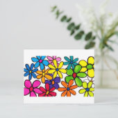 Leuk Bloem briefkaart (Staand voorkant)
