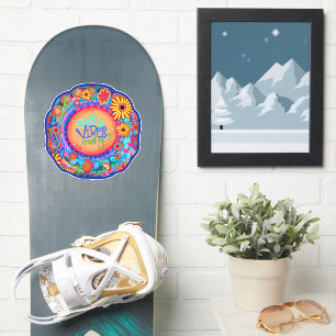 Leuk Bloemen Inspirerende Positieve Vibes Inspirer Sticker