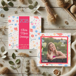 Leuk Bloemen Inspirivity Afstuderen Foto Custom Kaart