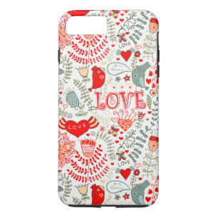 Leuk Bloemen Valentijns Ontwerp Case-Mate iPhone Case