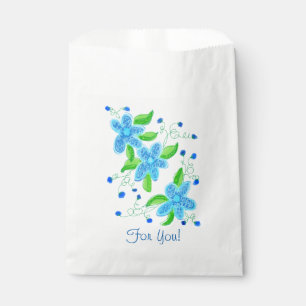 Leuk Bloemen Voedsel Veilige Document Zak Bedankzakje