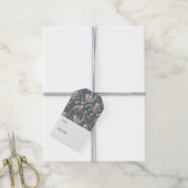 Leuk bloemluiaard patroon cadeaulabel (Met Touw)