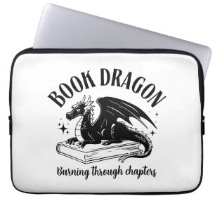 Leuk Boek Draken Fantasy Lezer  Laptop Sleeve