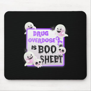 Leuk boek Halloween Ghost Drug Overdosis is boek Muismat