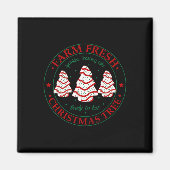 Leuk Boerderij Fresh Christmas Tree Cakes Familie  Magneet (Voorkant)