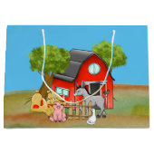 leuk boerderij Land party Groot Cadeauzakje (Voorkant)