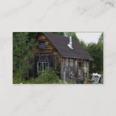 Leuk Boerderij Shack "adreswijziging" Visitekaartje (Achterkant)