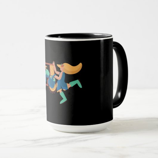 Leuk Boerderijleven Design Mok (Voorkant rechts)
