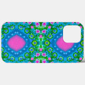 Leuk BoHo Bloemenroze Abstract Meisje Modern Case-Mate iPhone Case (Achterkant (horizontaal))