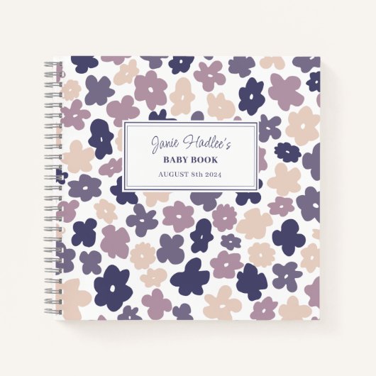 Leuk Boho Daisy Baby boek (Voorkant)