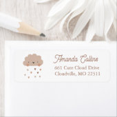 Leuk Boho Rain Cloud Retouradres Etiket (Insitu)