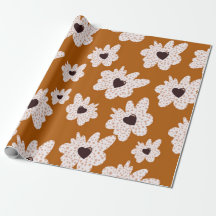 Leuk Boho stijl bloem wrapping papier