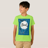 Leuk boo Halloween spook kinder t-shirt (Voorkant volledig)