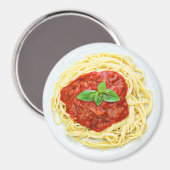 Leuk Bord van Spaghetti Koelkast Magnet (Voorkant / Achterkant)