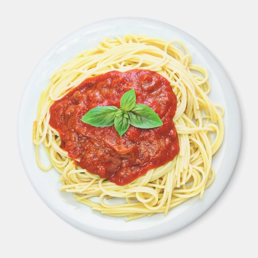 Leuk Bord van Spaghetti Koelkast Magnet (Voorkant)