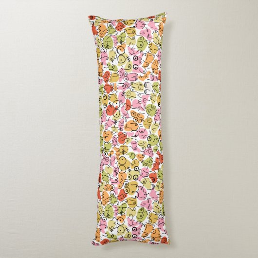 leuk borstontwerp lichaamskussen (Achterkant (Verticaal))