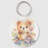 Leuk bos baby beer Pints Nursery Art Sleutelhanger (Voorkant)