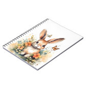 Leuk bos baby bunny pints kinderkamer kunst notitieboek (Linkerzijde)
