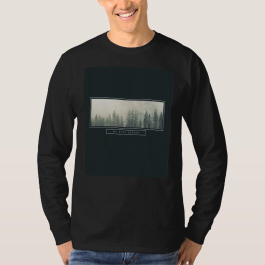 Leuk bosontwerp t-shirt (Voorkant)
