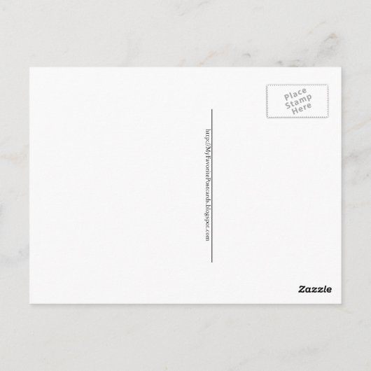 Leuk Briefkaart van het alfabet in het Engels (Achterkant)
