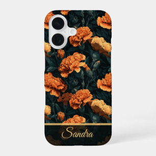 Leuk Bruidsmeisje Cadeau Anjer Bloemstuk Op Maat iPhone 16 Hoesje
