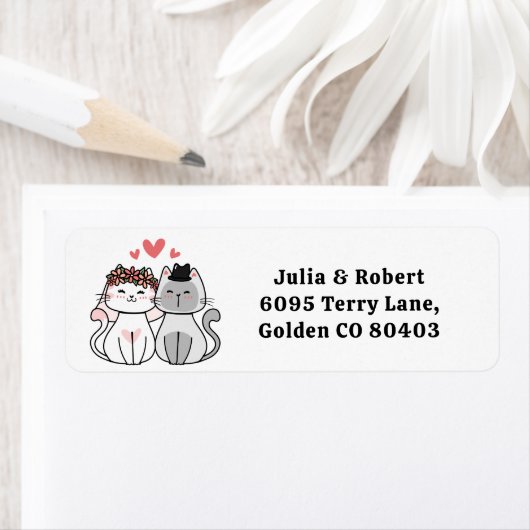 Leuk bruiloft thema etiket (Insitu)