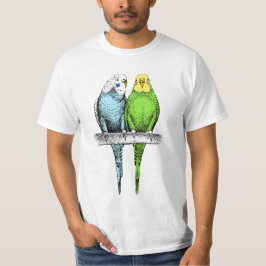 Leuk Budgerigar Paar Budgies T-shirt