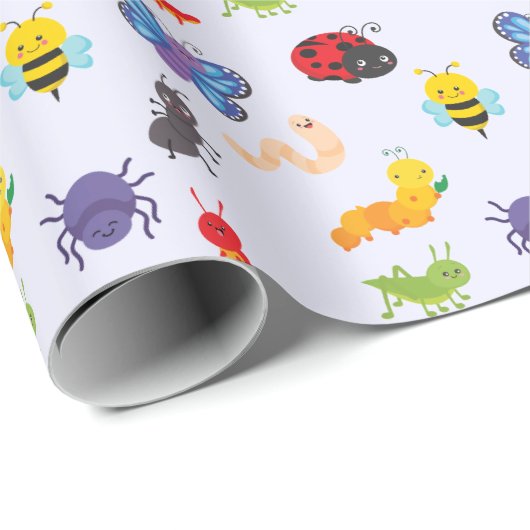 Leuk Bug Party wrapping papier (Rol Hoek)