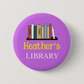 LEUK! Button - Bibliotheek - Gepersonaliseerd - Na (Voorkant)