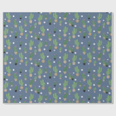 Leuk Cactus Patroon Cadeaupapier (Vlak)