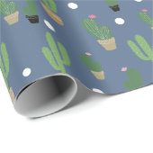 Leuk Cactus Patroon Cadeaupapier (Rol Hoek)