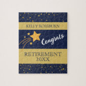 Leuk cadeau! Custom Pensioen felicitaties puzzel (Verticaal)