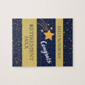 Leuk cadeau! Custom Pensioen felicitaties puzzel Legpuzzel (Horizontaal)