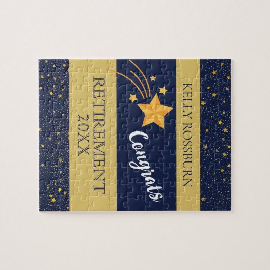 Leuk cadeau! Custom Pensioen felicitaties puzzel Legpuzzel (Horizontaal)