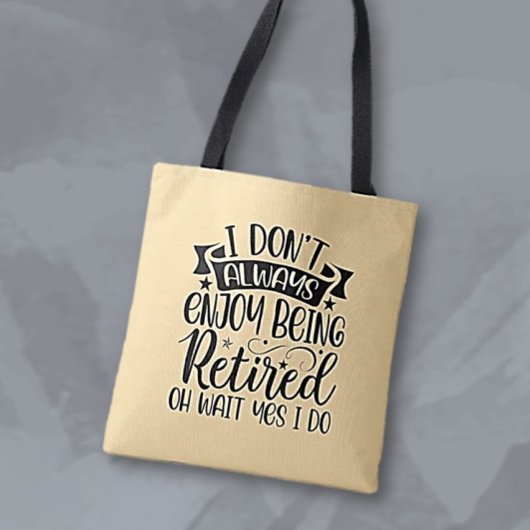 Leuk cadeau! Gepensioneerde lacht Tote Bag