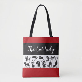 Leuk cadeau! Het Cat Lady grillige Tas