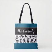 Leuk cadeau! Het Cat Lady grillige Tas (Voorkant)