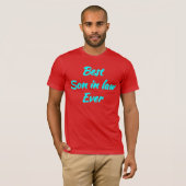 Leuk cadeau-idee - Beste schoonzoon ooit T-shirt (Voorkant volledig)