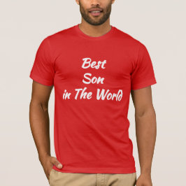 Leuk cadeau-idee - Beste zoon van de wereld T-shirt