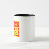 Leuk cadeau-idee voor Vaderdag, Unique Dad Warning Mok (Midden)