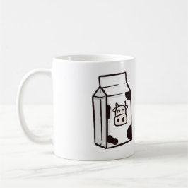 Leuk cadeau, koeienkartonnen melkkarton  koffiemok