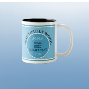 Leuk cadeau~ Mooie Bionische Knieprothese Mok