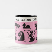 Leuk cadeau! Perfect Cat Lady Tweekleurige Koffiemok (Center)