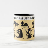 Leuk cadeau! Perfect Cat Lady Tweekleurige Koffiemok (Center)