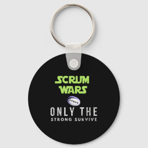 Leuk Cadeau Scrum Wars Rugby , Volwassenen En Kind Sleutelhanger