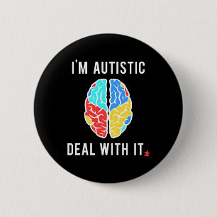Leuk Cadeau Voor Autisme Bewustzijn Voor Autistisc Ronde Button 5,7 Cm