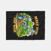 Leuk Cadeau voor de Burgeroorlog Fleece Deken (Voorkant (Horizontaal))