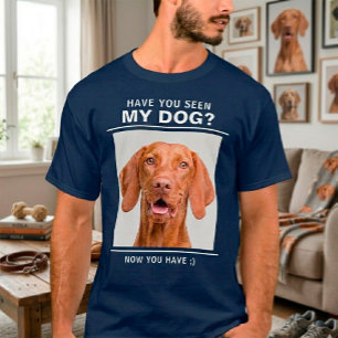 Leuk Cadeau voor Hondenbezitters met Aangepaste Fo T-shirt